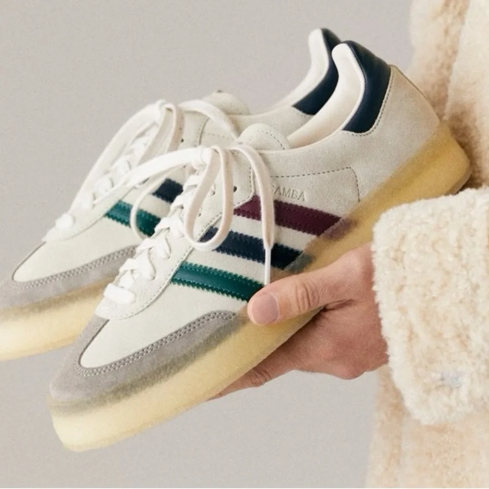 KITH adidas Clarks 8th Street Sambas by Ronnie Fieg Kithmas - White Multi - Picture 1 of 5